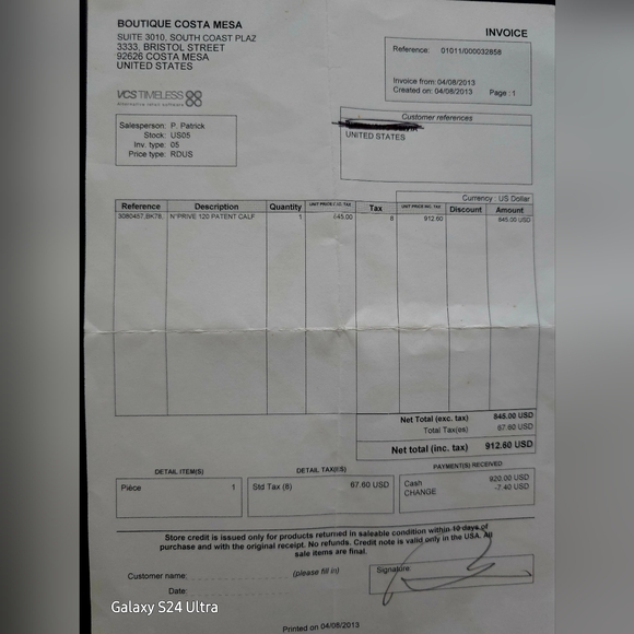 Christian Louboutin Patent Leather Peep Toe Slingback Heels US 6 / EU 36 - Picture 12 of 12